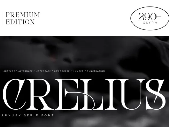 Crelius font