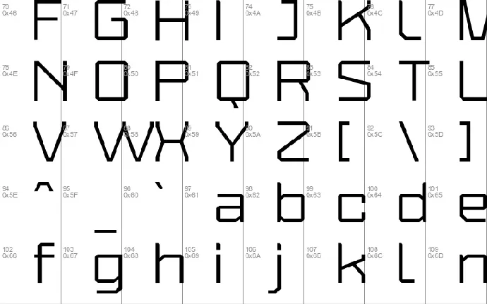 Triakis font