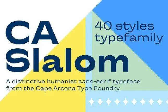 CA Slalom font