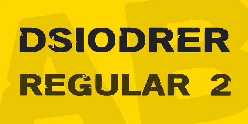 DSIODRER font