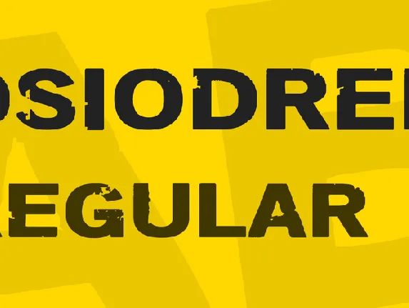 DSIODRER font