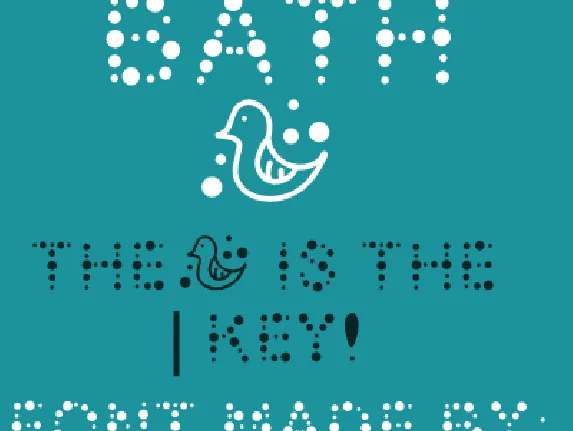 Bubble Bath font