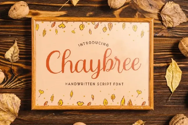 Chaybree Calligraphy Script font