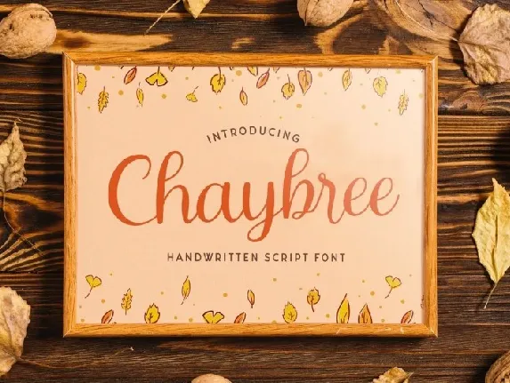 Chaybree Calligraphy Script font