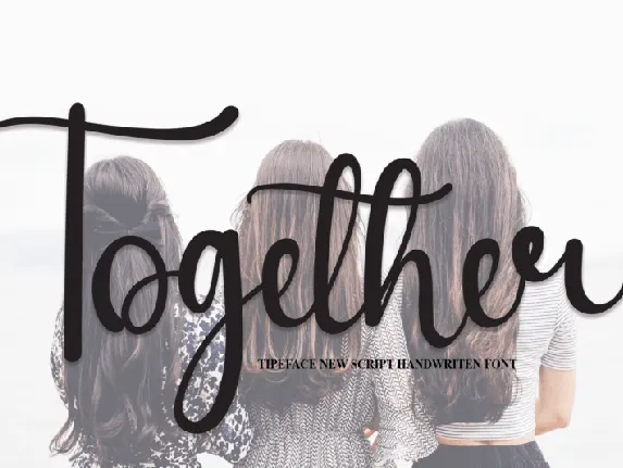 Together Script Typeface font