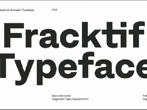 Fracktif font