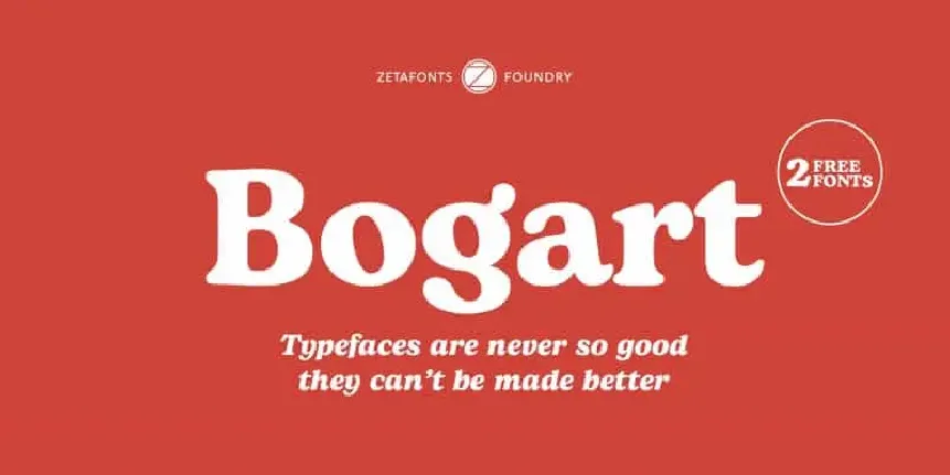 Bogart Serif Family font