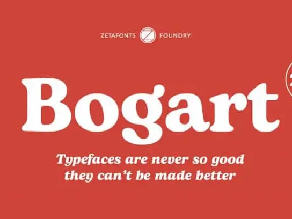 Bogart Serif Family font