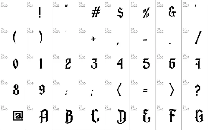 Barbatos font