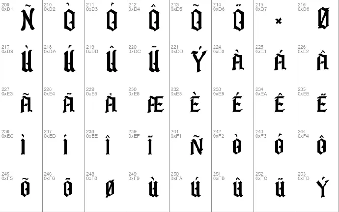 Barbatos font