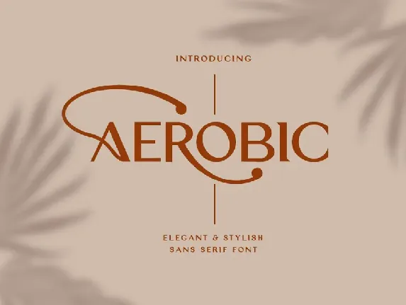 Aerobic (Demo) font