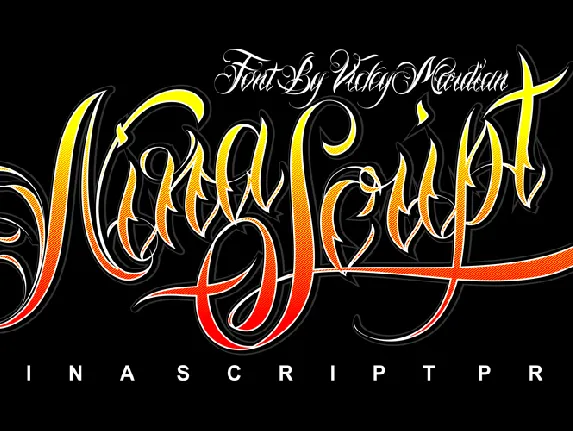 Nina Script Demo font