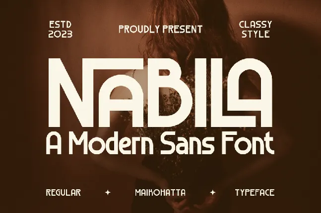 NABILA font