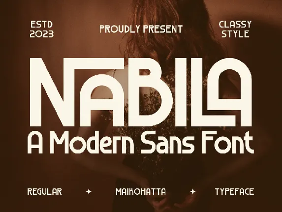 NABILA font