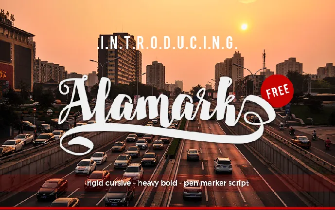 Alamark Lite Free font