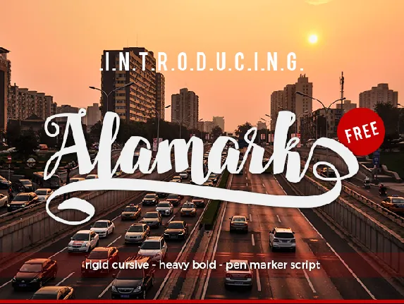 Alamark Lite Free font