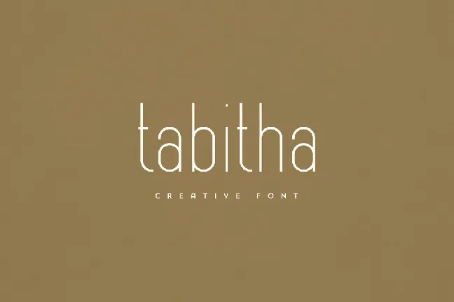 Tabitha font