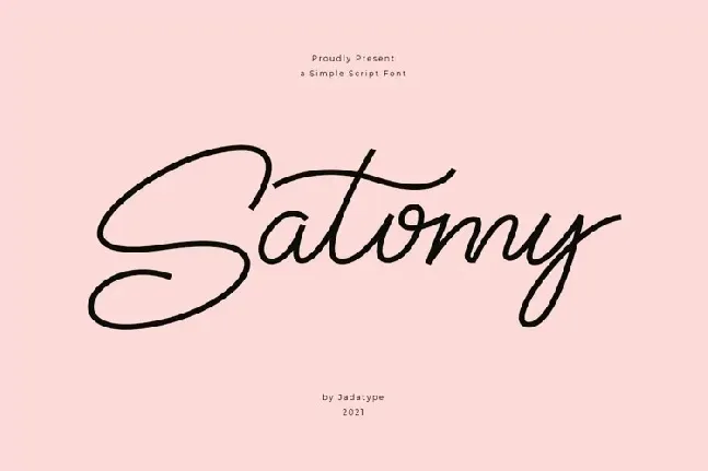 Satomy font