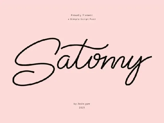 Satomy font