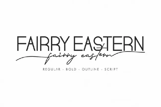 Fairry Eastern Sans Serif Duo font