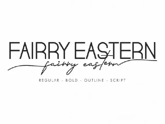 Fairry Eastern Sans Serif Duo font