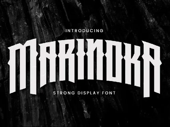 Marinoka font