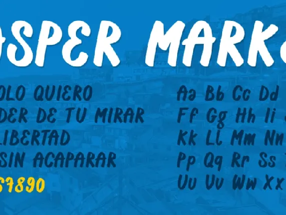 Casper Marker font