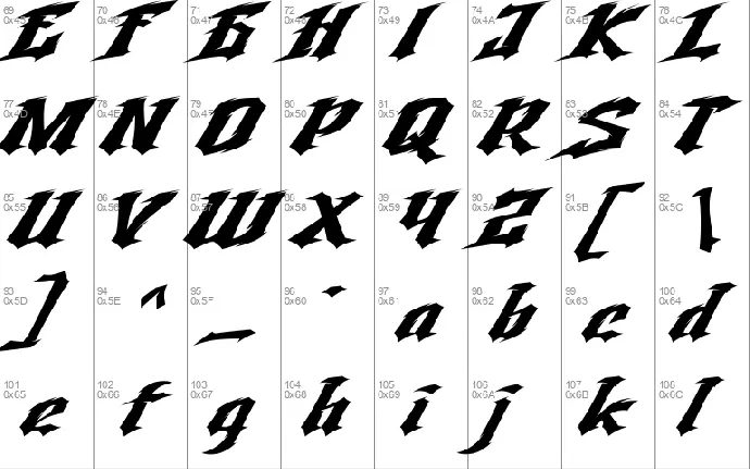 Storm Fighter font