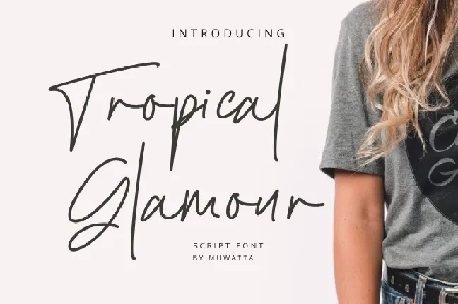 Tropical Glamour font