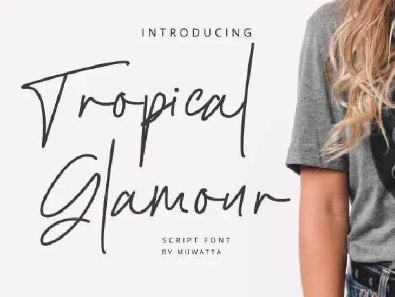 Tropical Glamour font