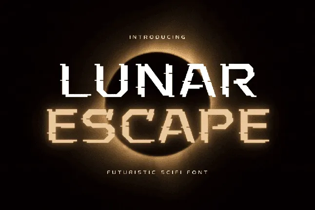 Lunar Escape font