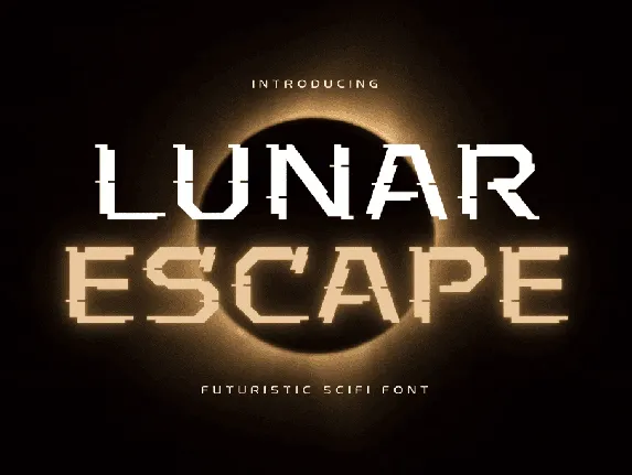 Lunar Escape font