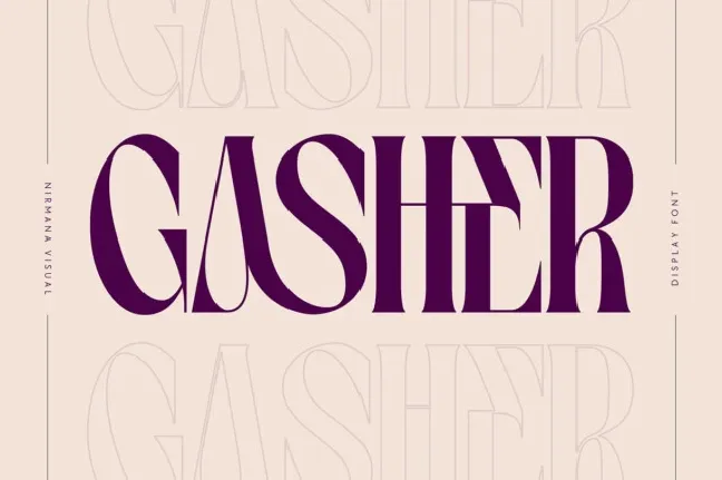 Gasher font