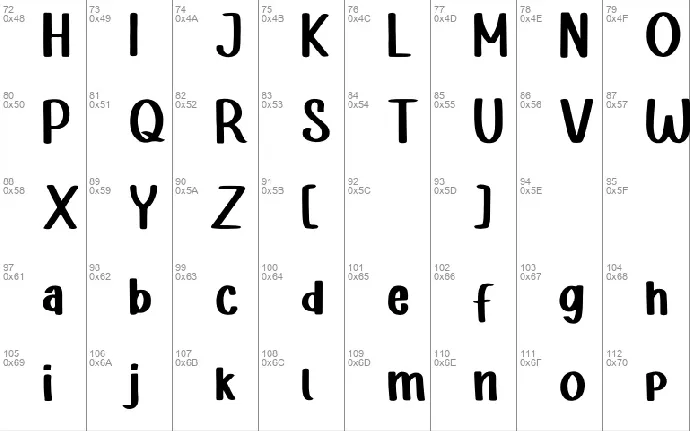 The Lima font