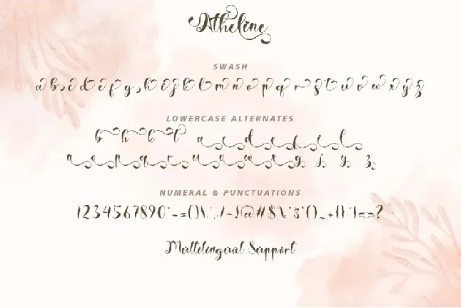 Atheline font