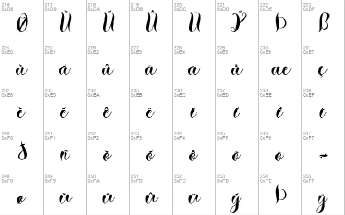 Atheline font