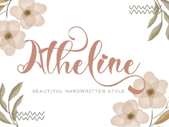 Atheline font