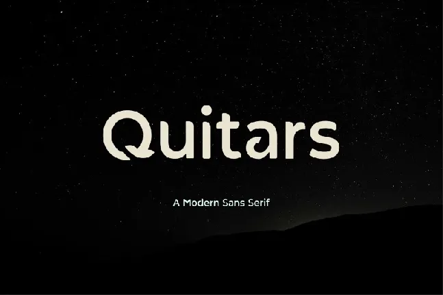 Quitars Typeface font