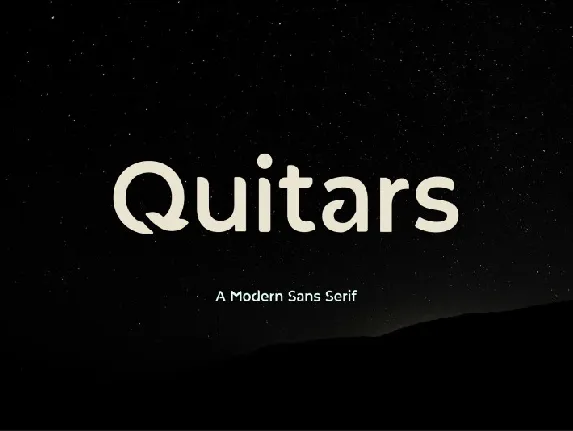 Quitars Typeface font