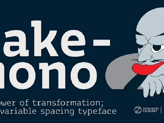 Bakemono Stereo Family font