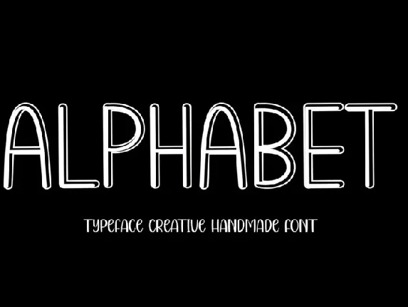 Alphabet Display font