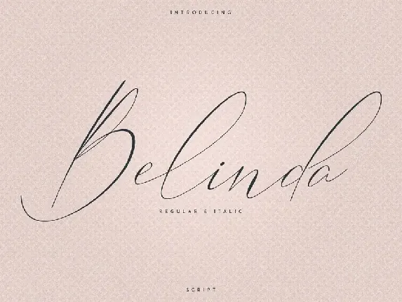 Belinda Script font