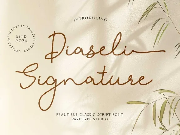 Diaseli Signature font