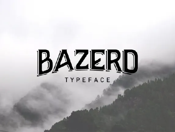 BAZERD Typeface font