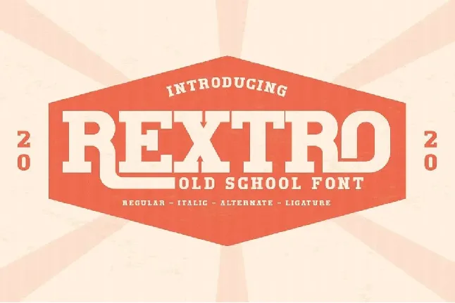 Rextro font