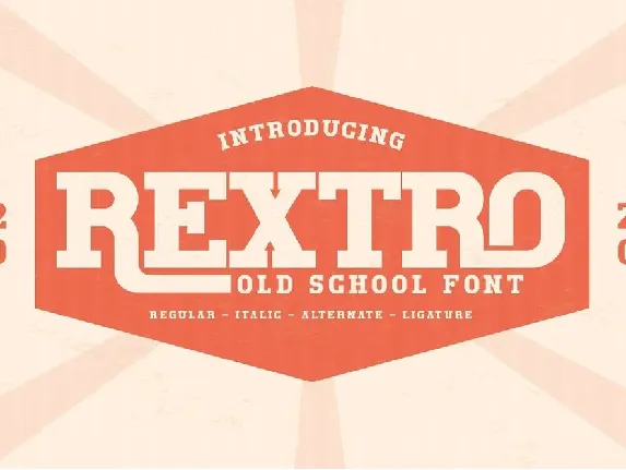 Rextro font