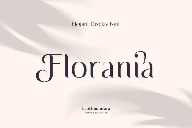 Florania font