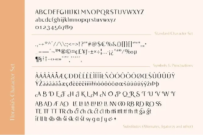 Florania font