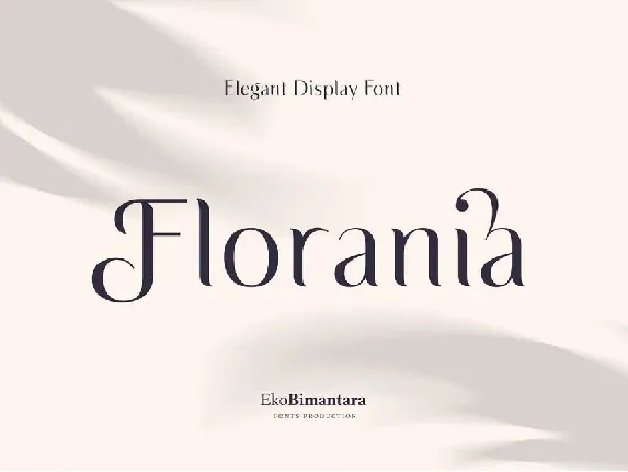 Florania font