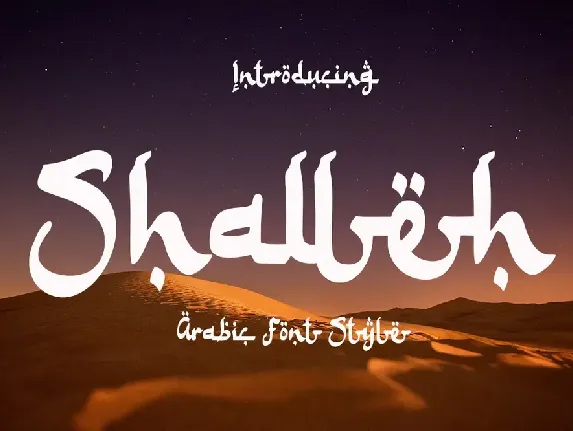 Shalleh font